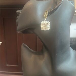 Elegant Gold and Silver Women's Earrings